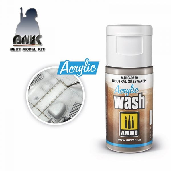 ACRYLIC WASH Neutral Grey Wash