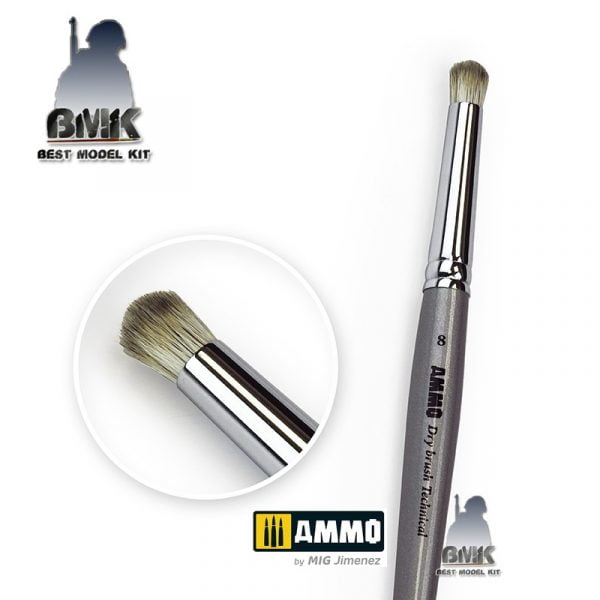 8 Ammo Drybrush Technical Brush
