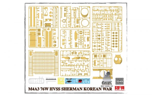 M4A3 76W HVSS Sherman Korean War – Image 2