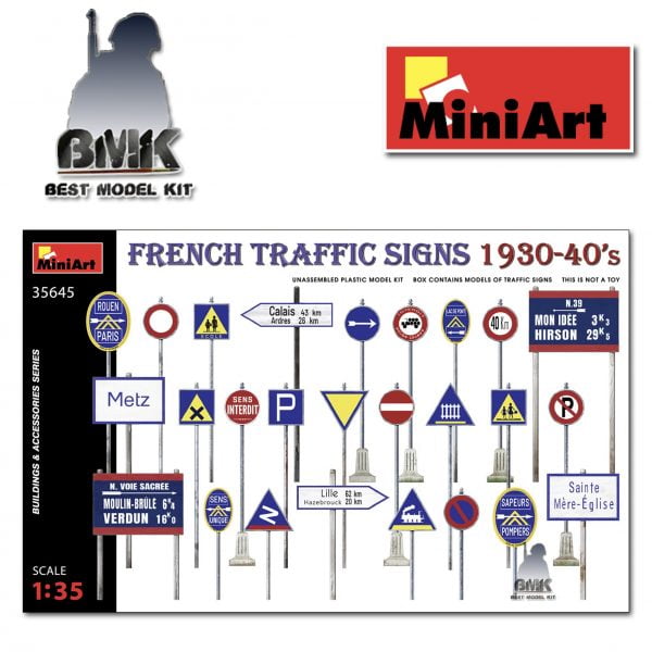 French Traffic Signs 1930-40's