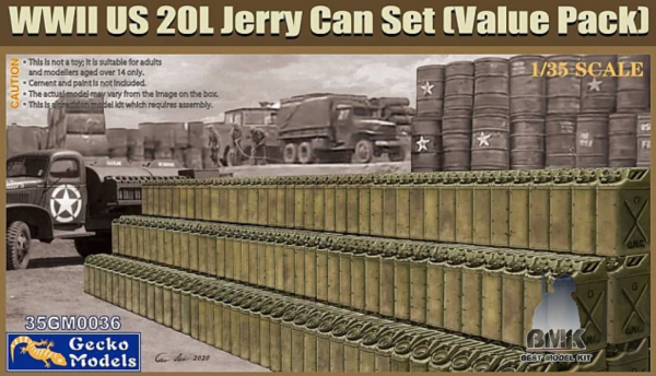 WWII US 20L Jerrycan Set