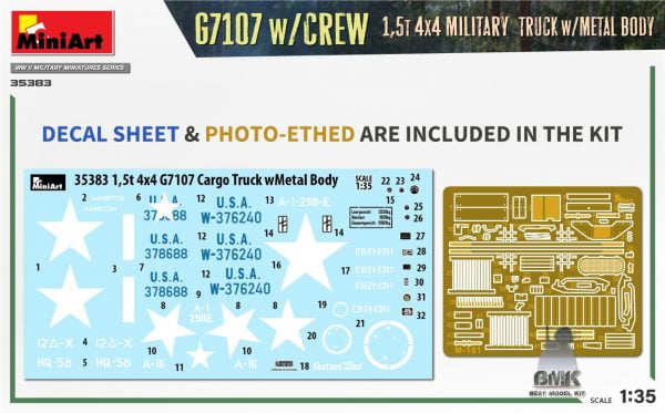 G7107 with Crew 4x4 1,5t Cargo Truck w/ Metal Body – Image 2