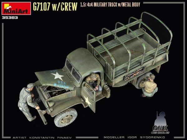 G7107 with Crew 4x4 1,5t Cargo Truck w/ Metal Body – Image 10