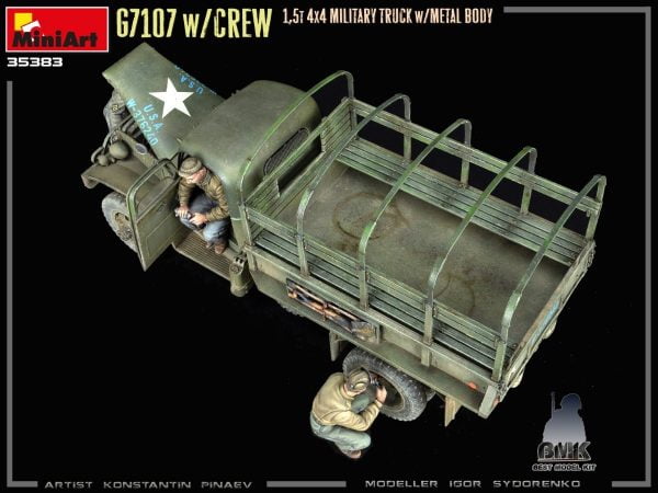 G7107 with Crew 4x4 1,5t Cargo Truck w/ Metal Body – Image 11