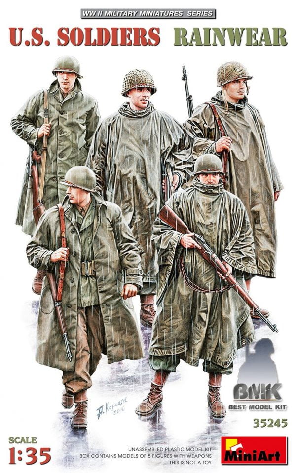 U.S. Soldiers Rainwear (5 Figs.)