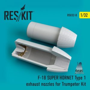 F-18 (E/G) SUPER HORNET Type 1 Exhaust Nozzles (trumpeter) 1/32