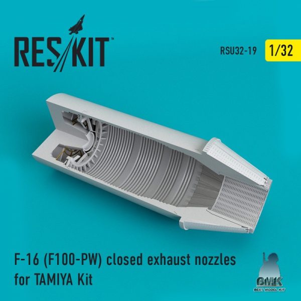 F-16 (F100-PW) Closed Exhaust Nozzles (TAMIYA) 1/32