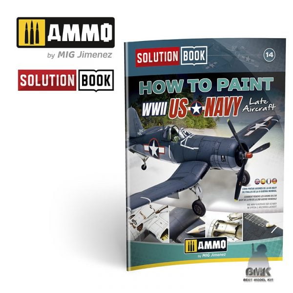 How to Paint US Navy WWII Late SOLUTION BOOK (Multilanguage)