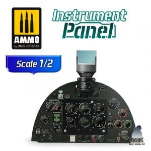 Supermarine Spitfire Mk.Vb - Instrument Pane 1/2 scale