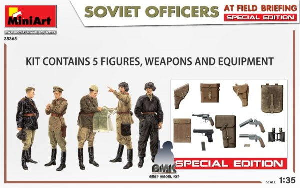 Soviet Officers at Field BriefingSpecial Edition (5 Figs.) – Image 2