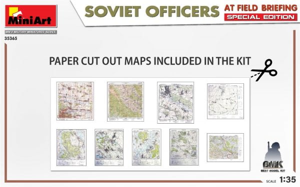 Soviet Officers at Field BriefingSpecial Edition (5 Figs.) – Image 3