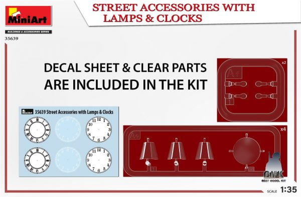 Street Accessories with Lamps and Clocks – Image 2