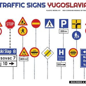 Traffic Signs Yugoslavia 1990's