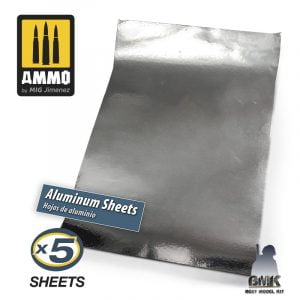 Aluminium Sheets 280 x 195mm (5 sheets)