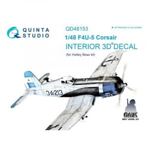 F4U-5 (for HOBBY BOSS) INTERIOR 3D* Decal 1/48