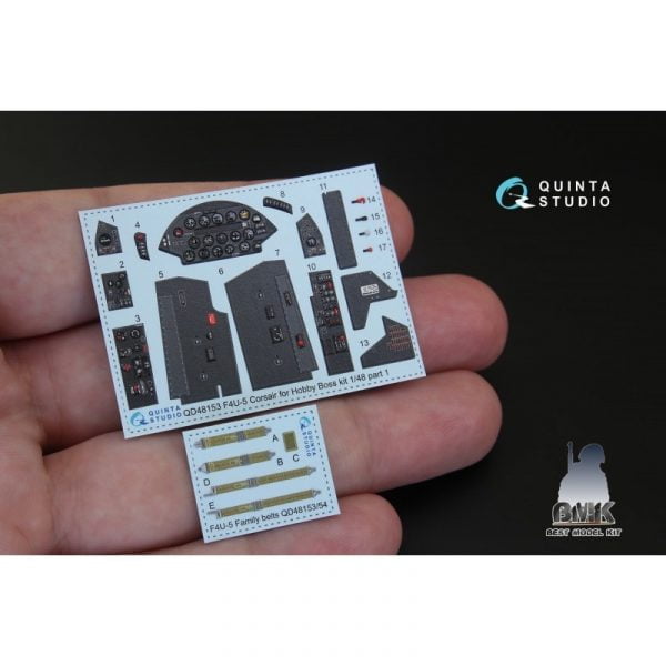 F4U-5 (for HOBBY BOSS) INTERIOR 3D* Decal 1/48 – Image 2