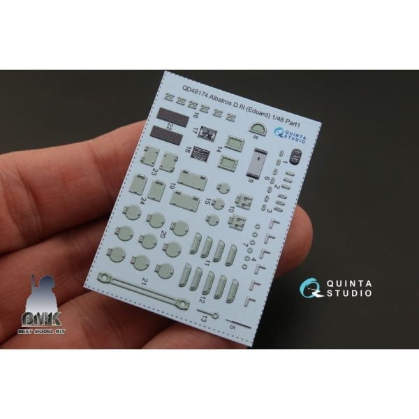 Albatros D.III (for EDUARD) INTERIOR 3D* Decal 1/48 – Image 2