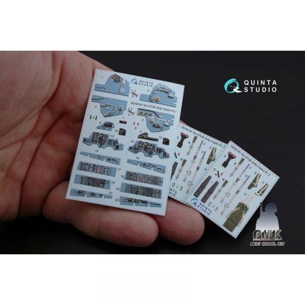 Su-27UB (for KITTYHAWK) INTERIOR 3D* Decal 1/48 – Image 2