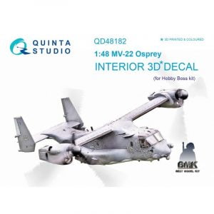 MV-22 Osprey (for HOBBY BOSS) INTERIOR 3D* Decal 1/48