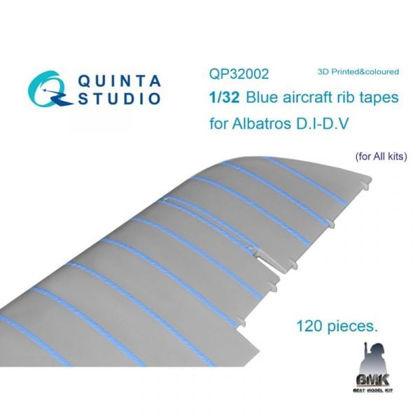 Blue Rib Tapes Albatros D.I-D.V (for ALL KITS) INTERIOR 3D* Decal 1/32