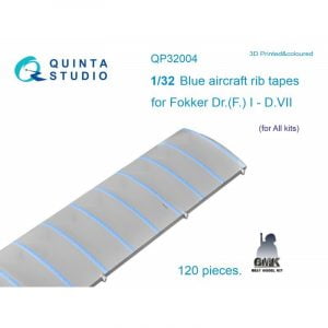 Blue Rib Tapes Fokker Dr.(F)I-D.VII (for ALL KITS) INTERIOR 3D* Decal 1/32