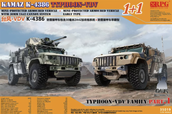 Kamaz K-4386 Typhoon - VDV 1+1