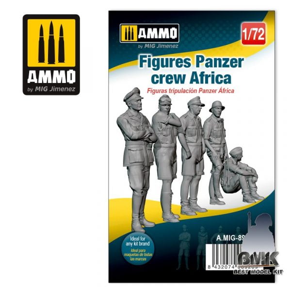 Panzer crew Africa Korps 1/72