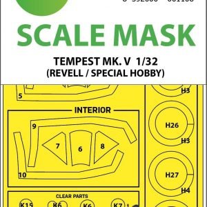 Hawker Tempest Mk.V Double Sided Mask 1/32 (Revell / Special Hobby)