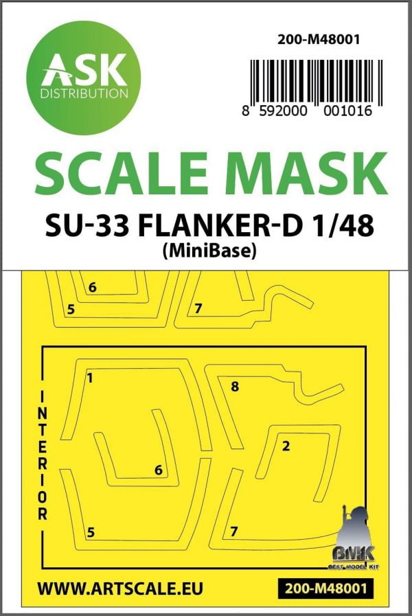 Su-35S Flanker E Double Sided Mask 1/48 (GWH)