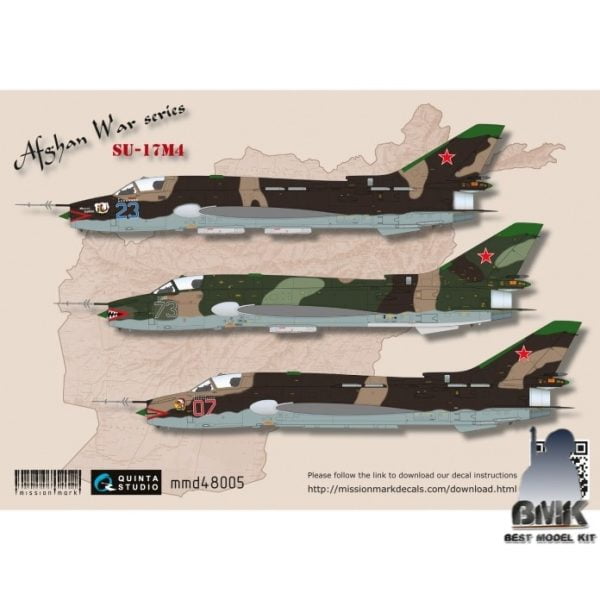 Su-17M4 Afghan War Serie Decal 1/48