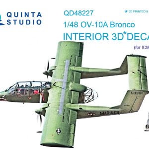 OV-10A Bronco (for ICM) INTERIOR 3D* Decal 1/48