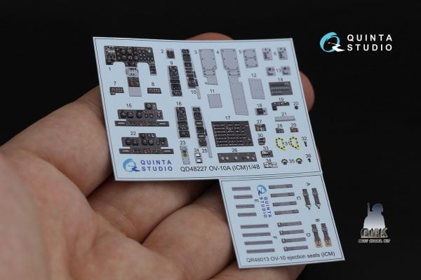OV-10A Bronco (for ICM) INTERIOR 3D* Decal 1/48 – Image 2