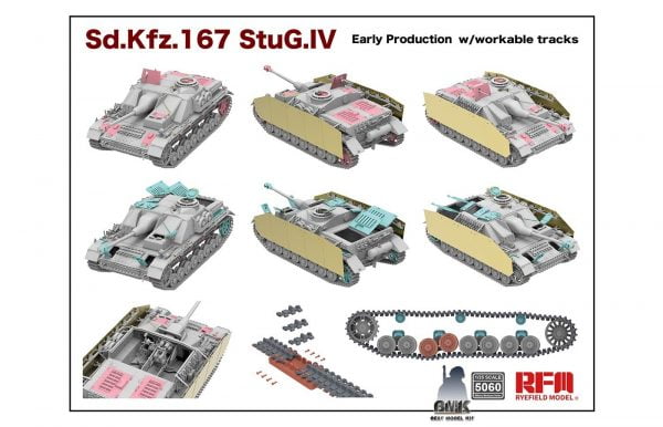 Sd.Kfz.167 StuG. IV early Production with Workable Tracks Link – Image 2
