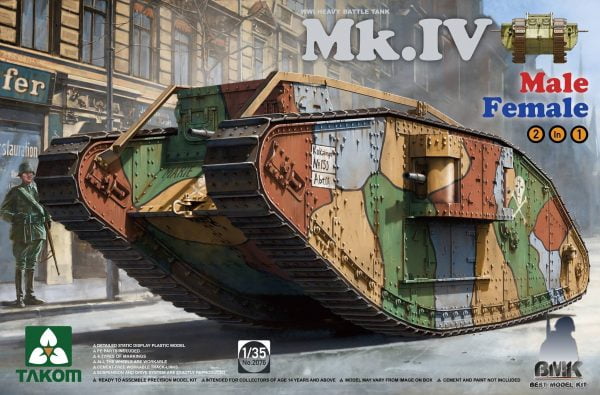 WWI Heavy Battle Tank Mk IV 2 in 1 (Special Edition)