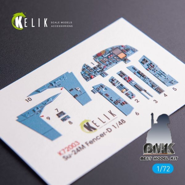 Su-24M 1/72 interior 3D decals