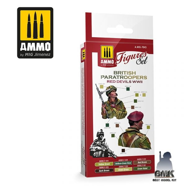 British Paratroopers Red Devils WWII Figures Set – Image 2