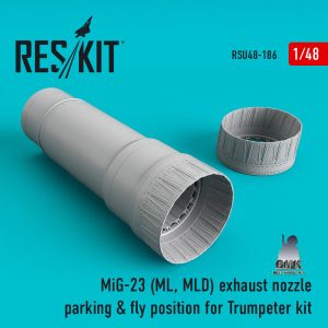 MiG-23 (ML, MLD) Exhaust Nozzles Parking & Fly Position (TRUMPETER) 1/48