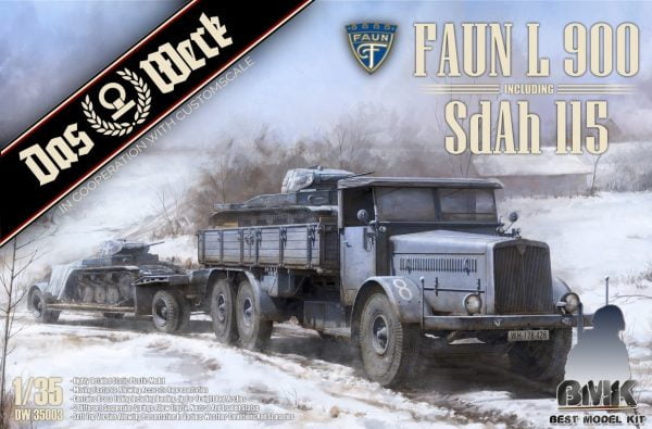 FAUN L 900 + Sd.Ah. 115 10t Low Bed Trailer *New Edition*