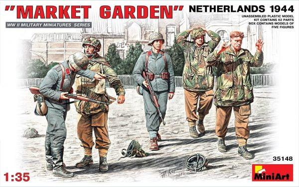 Market Garden Netherlands 1944 - 5 figurines