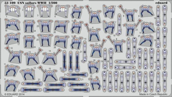 US Navy Sailors WWII SA 1/200