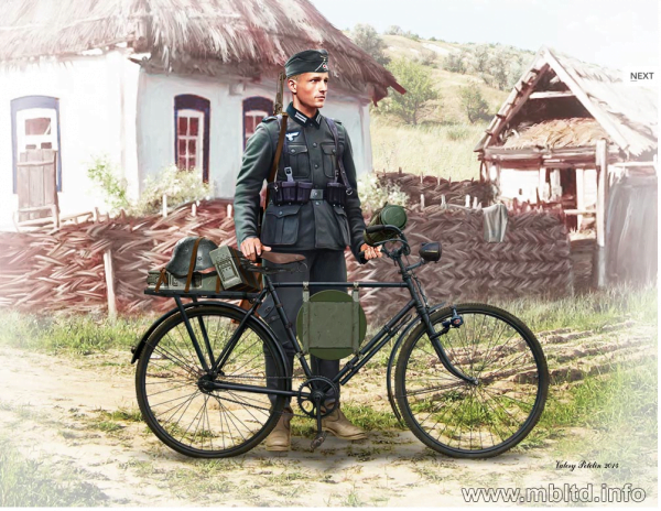 German Soldier Bicyclist 1839-1942