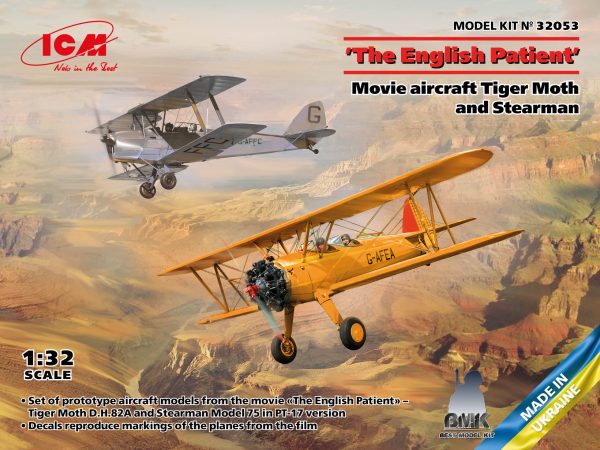 The English Patient Movie Aircrafts - Tiger Moth and Stearman