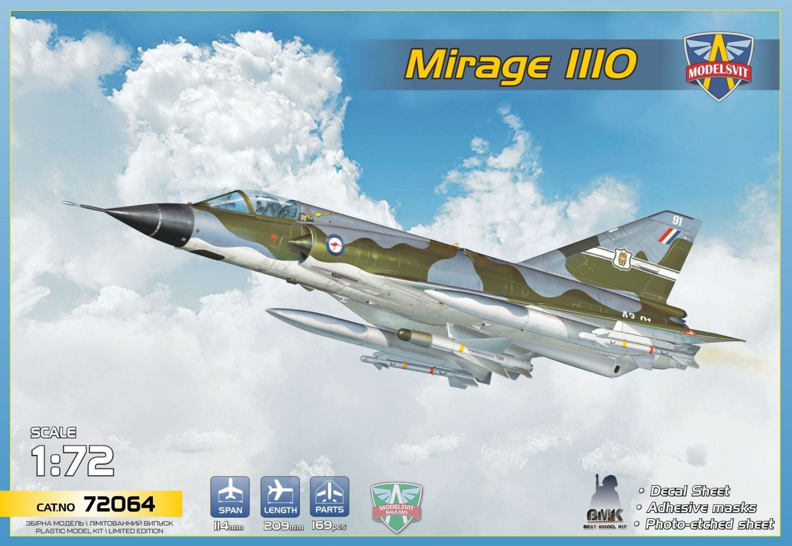 Mirage IIIO Interceptor - Best Model Kit