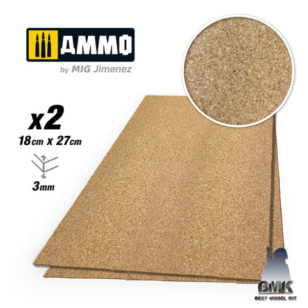 CREATE CORK Fine Grain (3mm) – 2 pcs