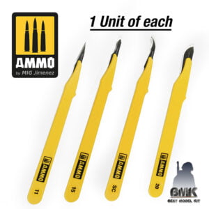 Standard Blade Set – 4 pcs. (1 Standard Blade Straight + 1 Blade Curved + 1 Blade Ripper + 1 Blade Curved Large)