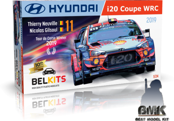 HYUNDAI I20 COUPE WRC TOUR DE CORSE 2019 T.NEUVILLE / N.GILSOUL