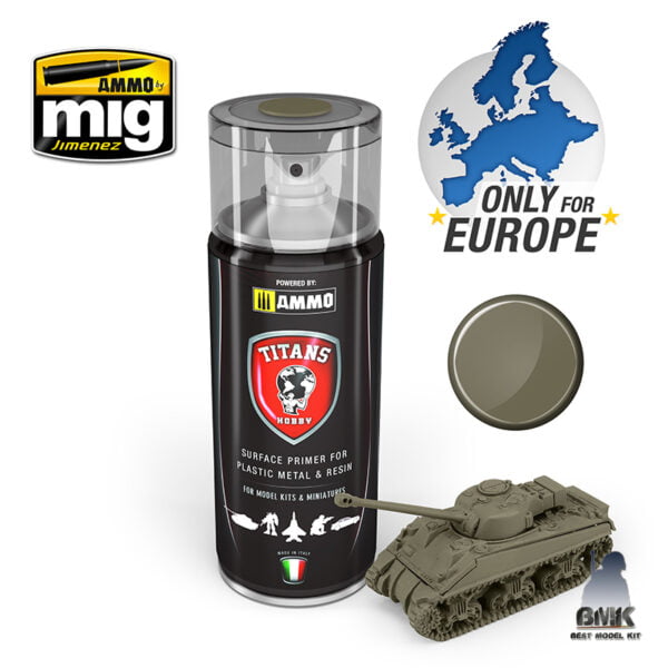 TITANS HOBBY U.S. Olive Drab Matt Primer