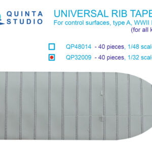 Universal rib tapes, type A. WWII Era (All kits)