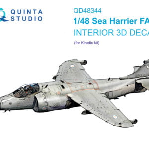 Sea Harrier FA.2 3D-Printed & coloured Interior on decal paper (for Kinetic kit)