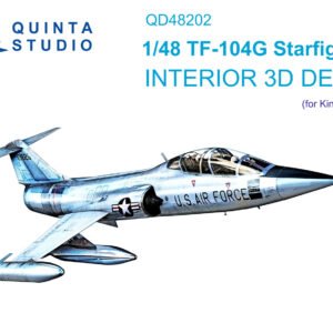 TF-104G 3D-Printed & coloured Interior on decal paper (for Kinetic kit)